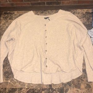 Oversized thermal button down